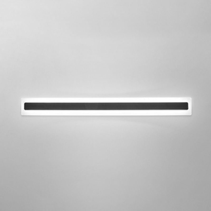 Linear Shape Wall Lighting Modern Style Metal 1 Light Sconce Lamp for Outdoor