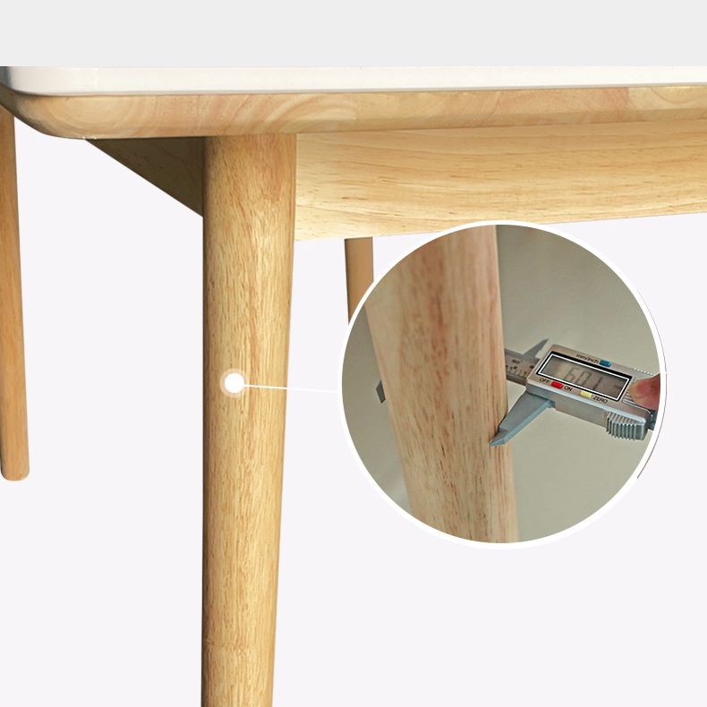 Ensemble de restauration blanc en pierre fritrée de style moderne