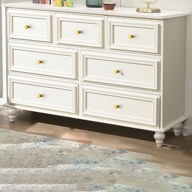 Contemporary 13.7" Wide Storage Chest 6 Soft-Close Drawers Chest