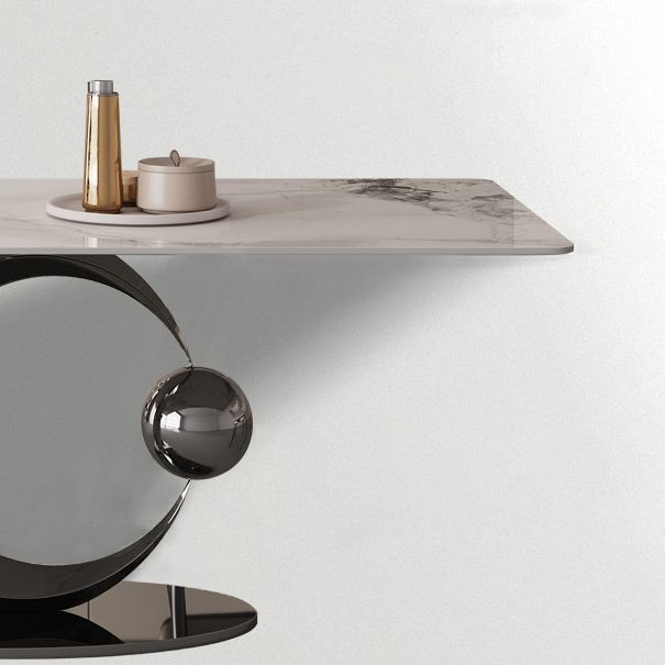 1/4/5/7 Pieces Dining Chairs Set White Rectangular Dining Room Table for Home