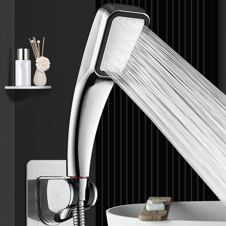 Modern Handheld Shower Head High Flow Water Efficient Wall-Mount Showerhead