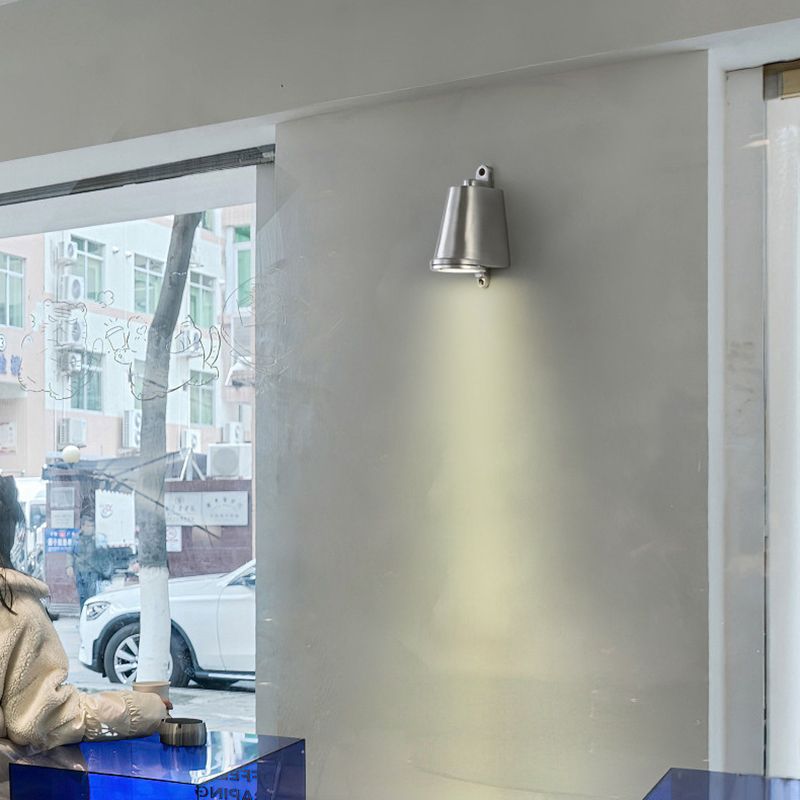 Geometric Simplicity Metal 1 Light Outside Wall Light Fixture