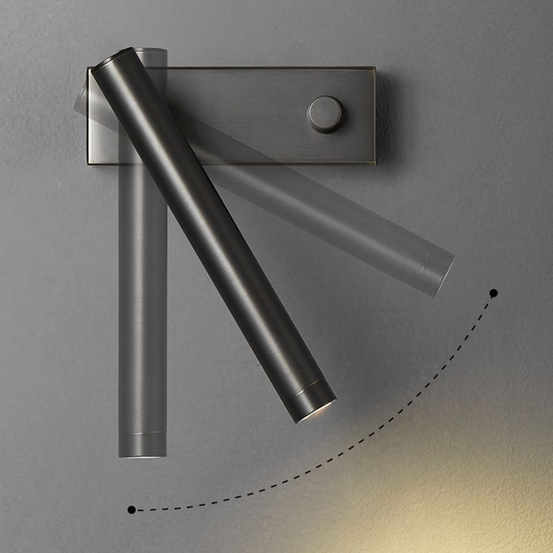 Modern Style Wall Lamp LED Wall Mount Lamp with Copper Shade for Bedroom