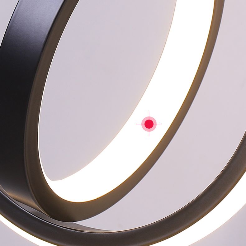 Circular Wall Light Fixtures Modern Minimalist Style Metal Sconces