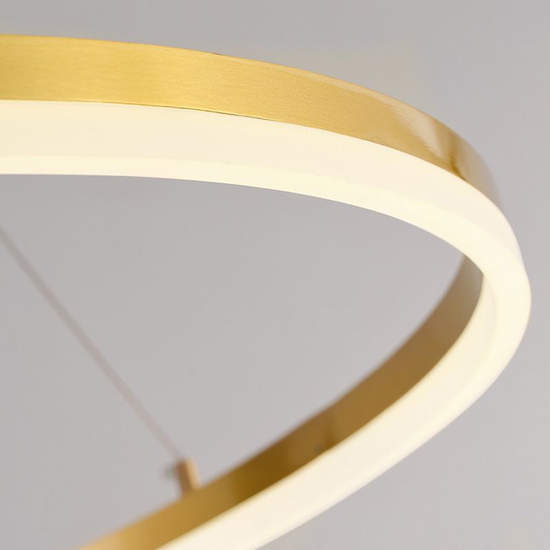 Modern Wrought Iron Hanging Ceiling Lights Tiered Pendant Chandelier for Living Room