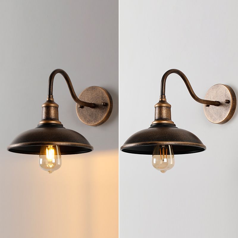 Lidwandmontaglampen Vintage Industrial Metall Wandleuchten Beleuchtungskörper für den Innenhof
