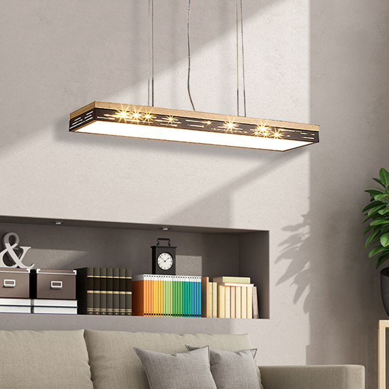 23.5 "/31.5" /35.5 "de ancho lineal de techo lineal de ancho LED moderno Luce colgante de luz en luz cálida/blanca/natural