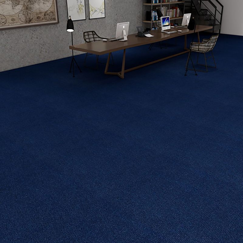 Indoor Carpet Tiles Solid Color Level Loop Stain Resistant Carpet Tiles