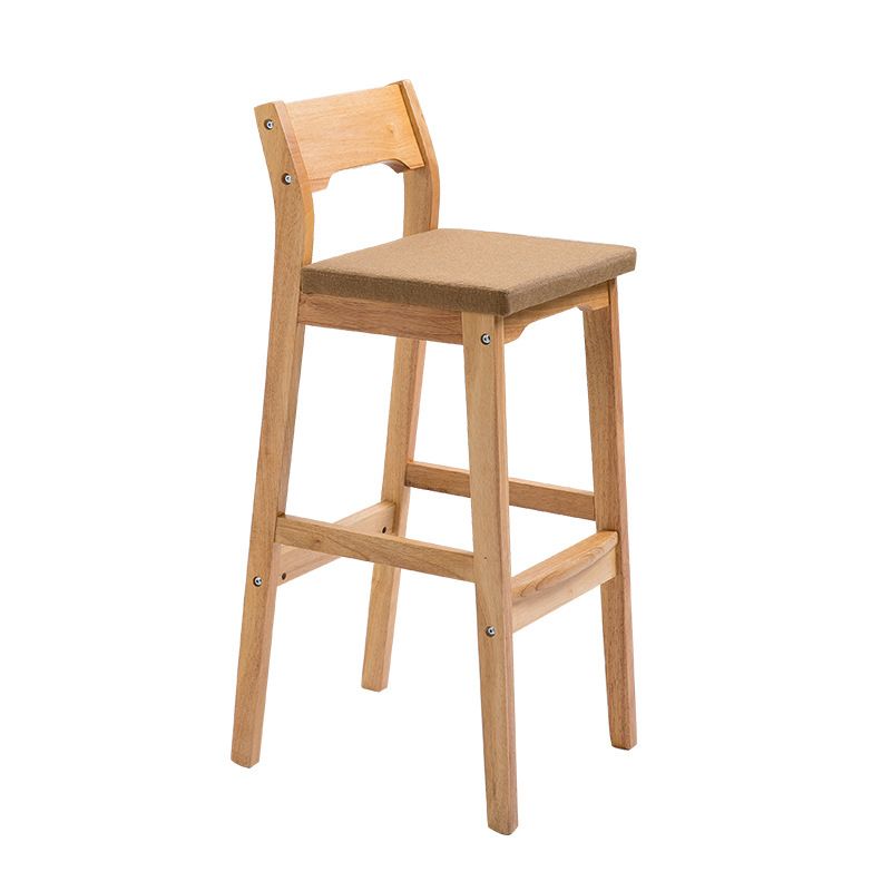 Modern Style Square Bar-stool Wooden Counter Bar Stool for Home