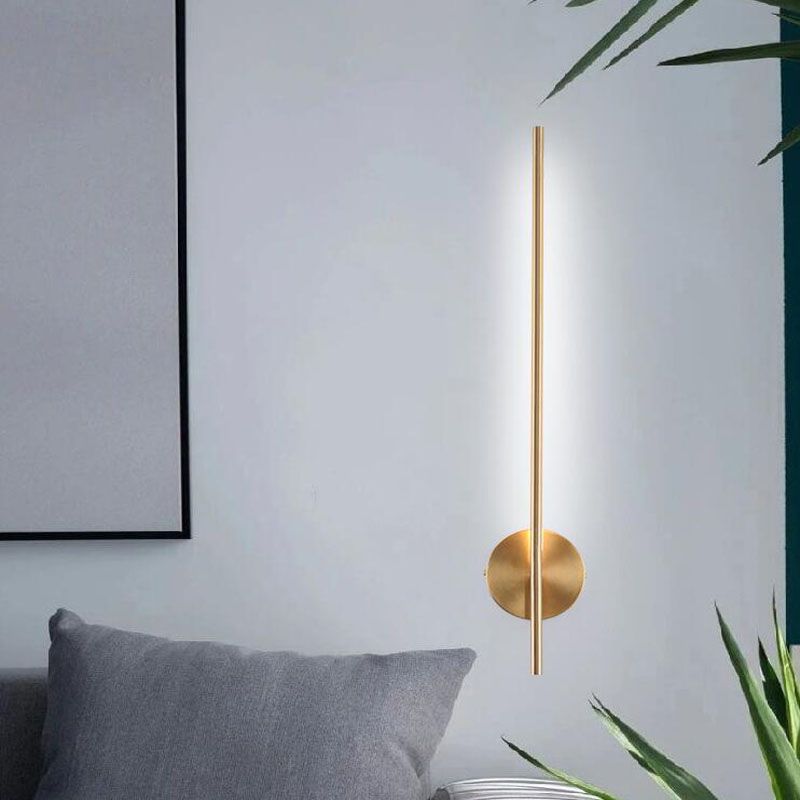 1-Light Modern Wall Lights Metal Linear Wall Mounted Lamps for Bedroom