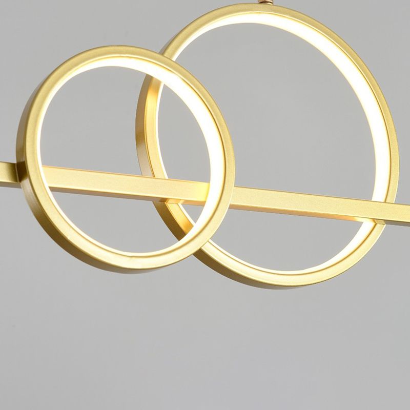 Linear Isola Lighting Acrilic Contemporary Simplicity Fishings a sospensione per il ristorante