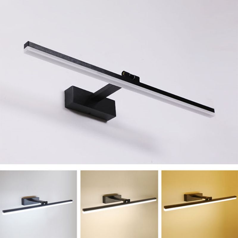Modern Minimalist Minimalist Linear Vanity Fishestures Vanity Sconce acrilico