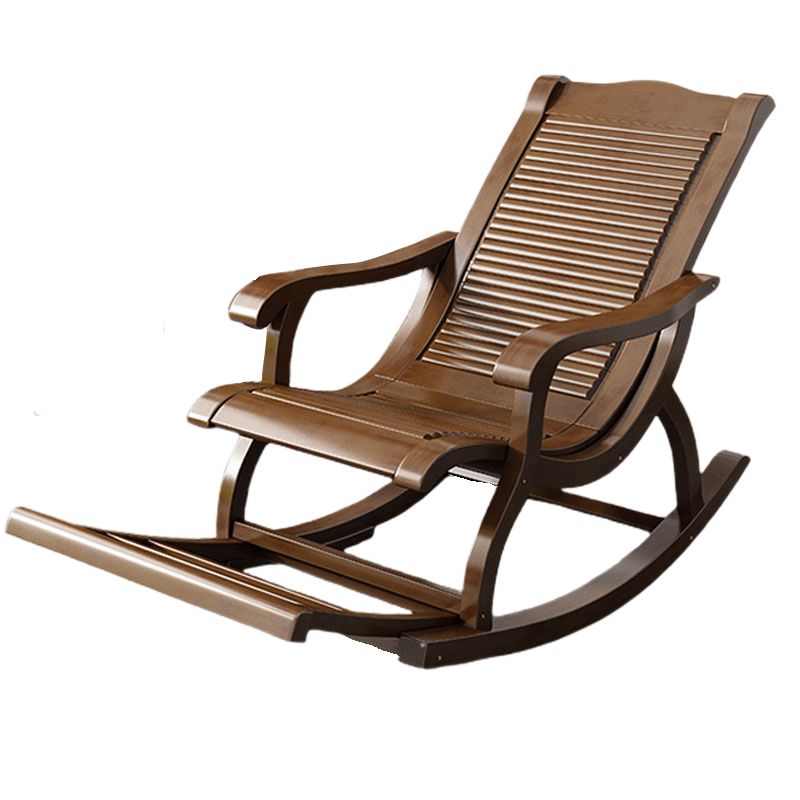 Modern Solid Wood Rocker Chair Spindle Rocker Chair for Living Room