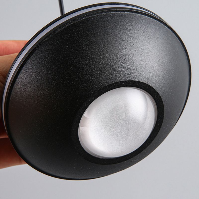 Postmodern Metal Pendant Light Aluminum LED Suspension Light for Bedside