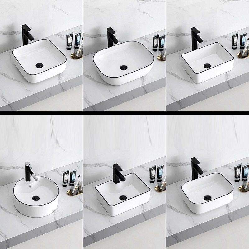 Modern Trough Bathroom Sink Round Trough Bathroom Sink with Basin