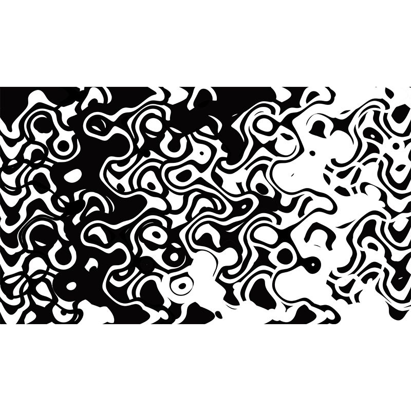 Horizontal Illustration Abstract Mural Decorative Wallpaper Wall Murals for Bedroom