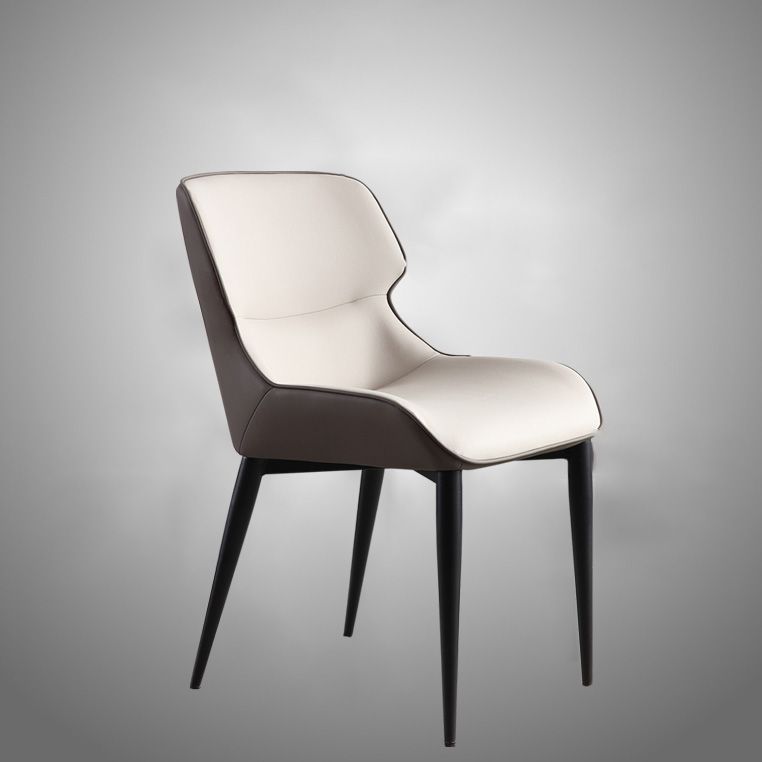 Upholstered Armless Dining Chair Modern Indoor-Outdoor Chair