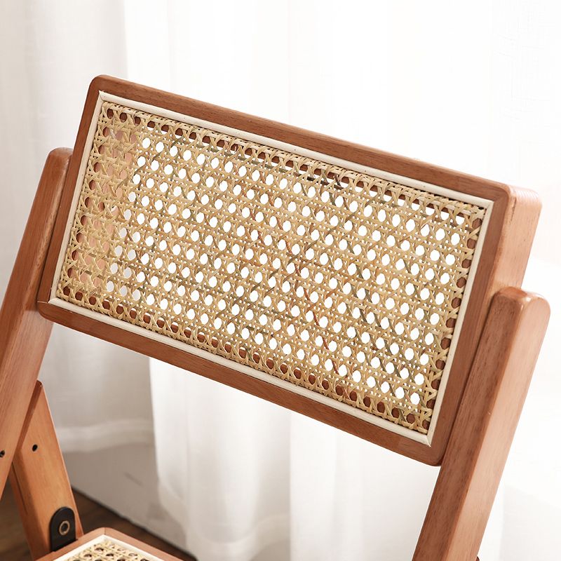 Eigentijdse stijl vouwstoel stoelloze open achterstoelen met houten benen
