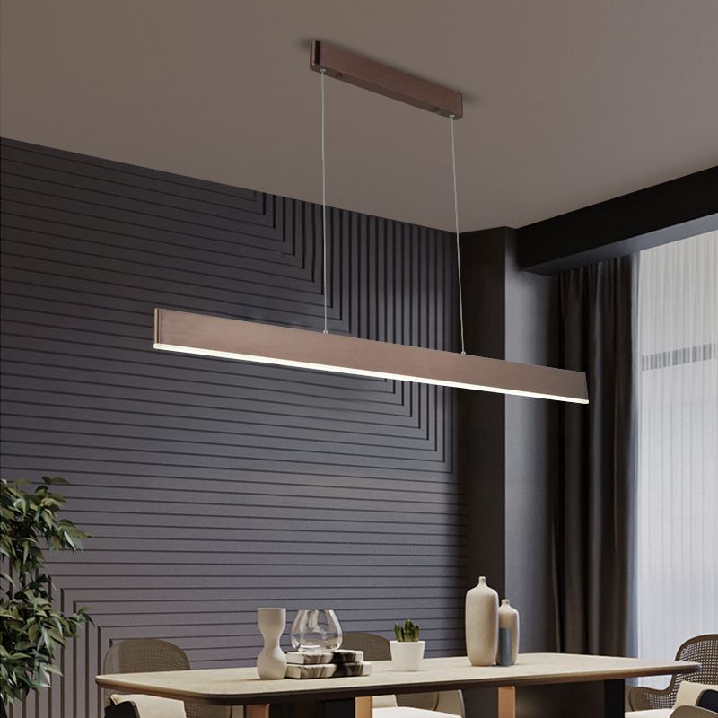 Simplicity Contemporary Island Light LED Lighting Fixture for Drawing Room Coffee Shop