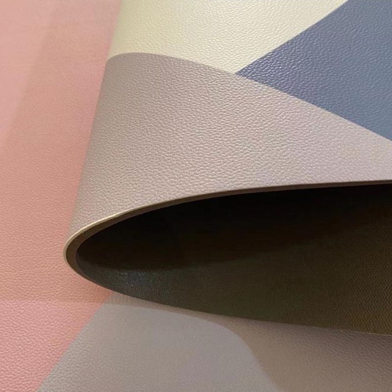 Creative Area Carpet Funky Leaf Print Indoor Rug Living Room Polyster Carpet with Non-Slip Backing