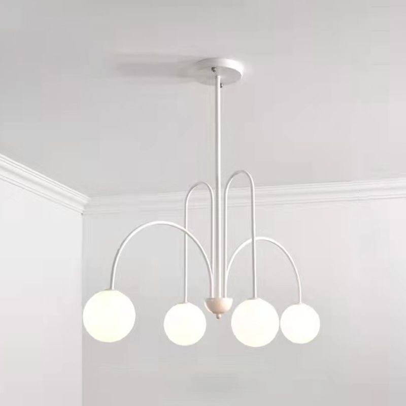 Fissaggio del soffitto in ferro battuto appeso a pendente moderno sputnik moderno