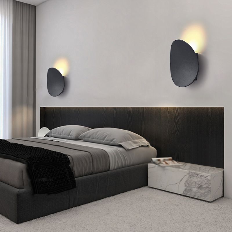Modernism Style Single Wall Mounted Sconce Metallic LED Wall Light