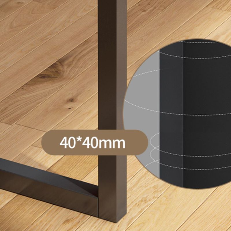 Industrial Style Dining Wood Table Dining Rectangle Table for Home