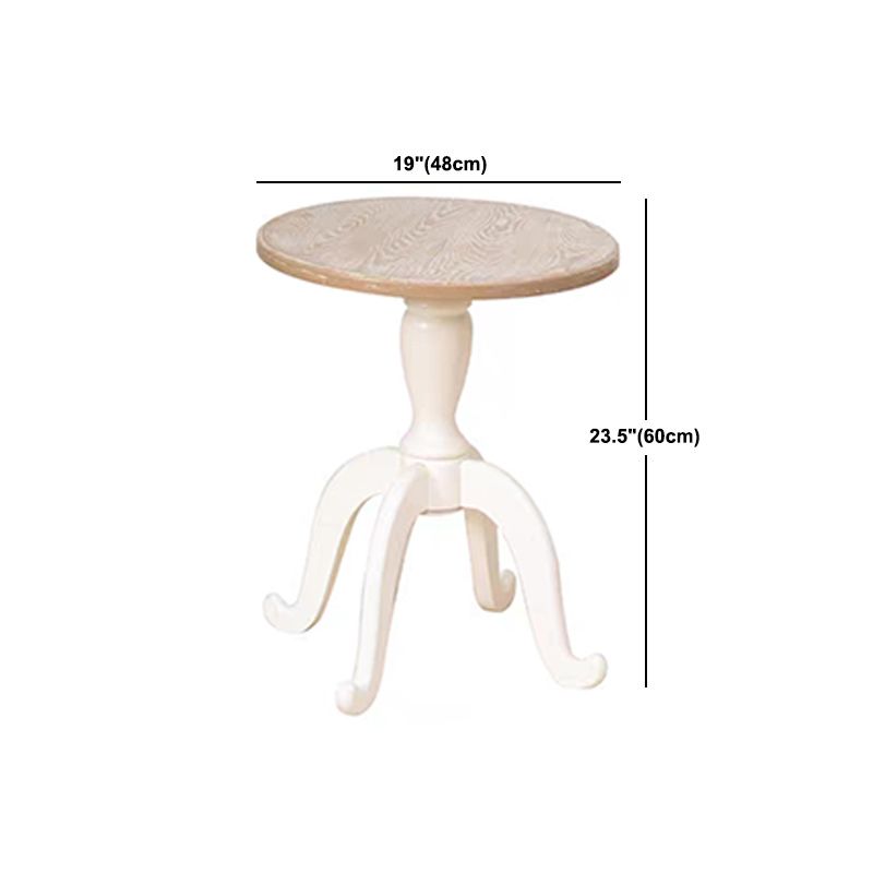 French Country Wooden Cocktail Table Distressed Coffee Table for Home