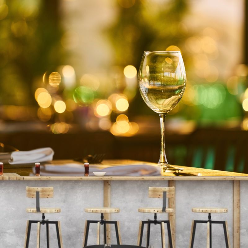 Customized Wine Mural Eco-friendly Wallpaper Moisture Resistant for Bar