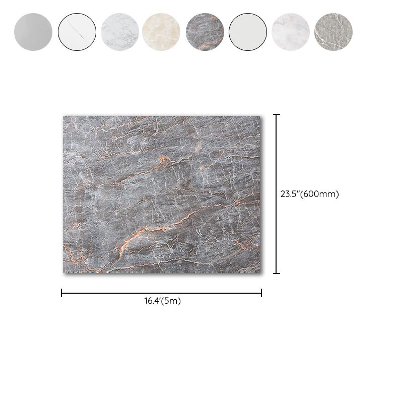 Modern Peel & Stick Field Tile PVC Rectangular Wallpaper for Kitchen