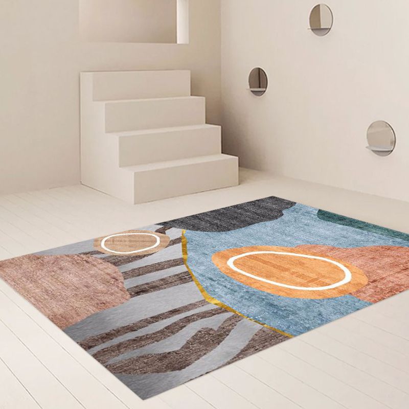Multicolor Home Dekoration Teppich moderner abstrakter Abstiegspolyester mit nicht rutscher Backing Teppich