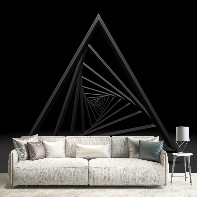 Modern Photography Mural Wallpaper Solid Geometry Indoor Wall Mural