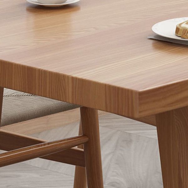 Minimalist Pine Dining Room Table Set 1/2/7 Pieces Home Table and Chairs