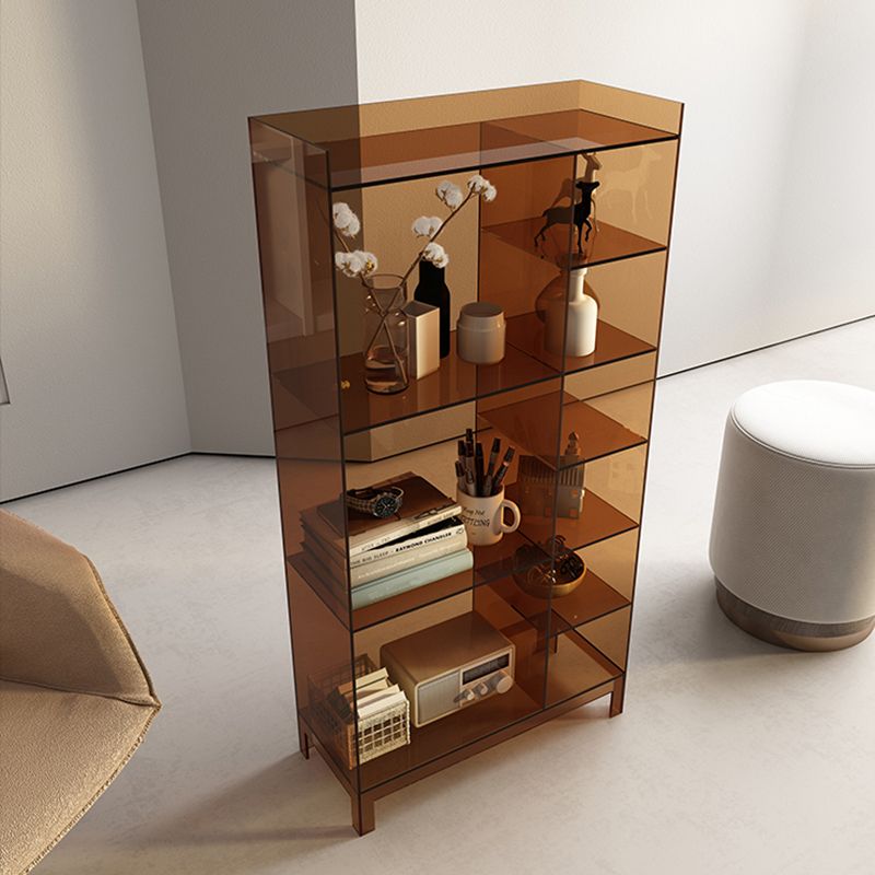 Libreria standard acrilica scandinava, libreria chiusa, 23,6 "L x 9,84" W x 47.2 "H