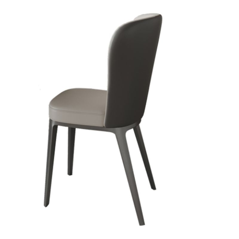 Contemporary Dining Set 1/5/7 Pcs Sintered Stone Dining Table with Upholstered Chairs