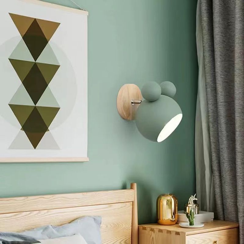 Modern Style Colorful Wall Light Fixture Creative Wall Light Sconce for Bedroom