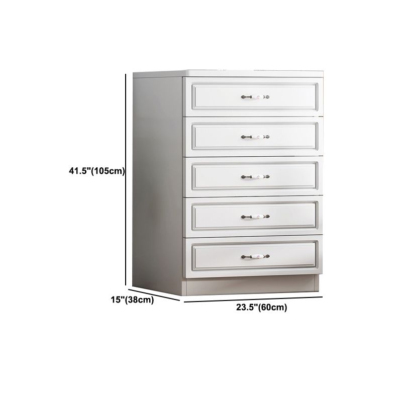 Contemporary Wood Accent Cabinet with Drawer Rectangle Accent Chest