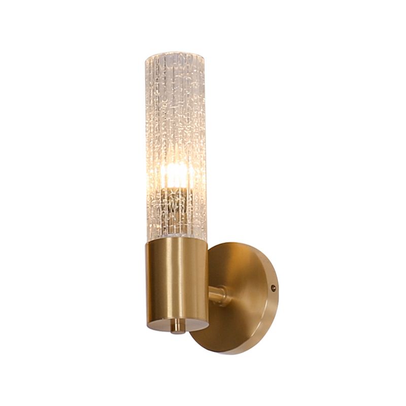 Modern Wall Light Fixture Minimalist Wall Light Sconce with Glass Shade for Bedroom