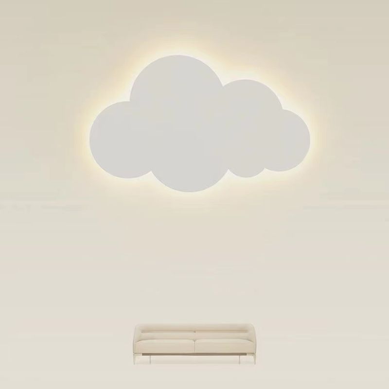 Modern LED Wall Mount Light 1-Light Wall Sconce Light with Acrylic Shade for Bedroom