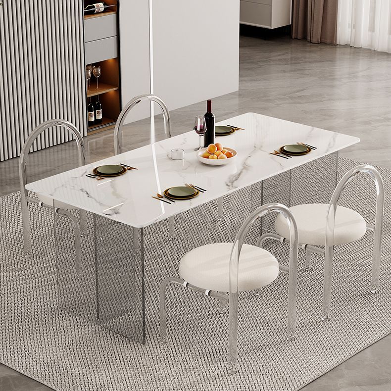 Modern Stone Dining Table 1/2/5/7 Pieces Dining Set for Dining Room