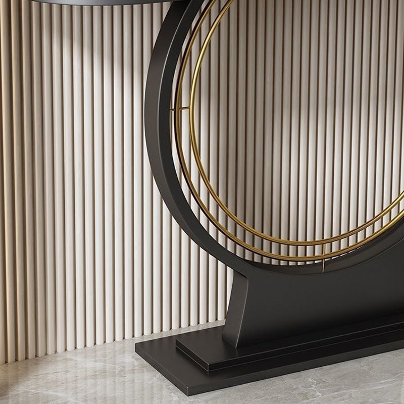 11.8" W Slate Console Scratch Resistant Contemporary Sofa Console Table