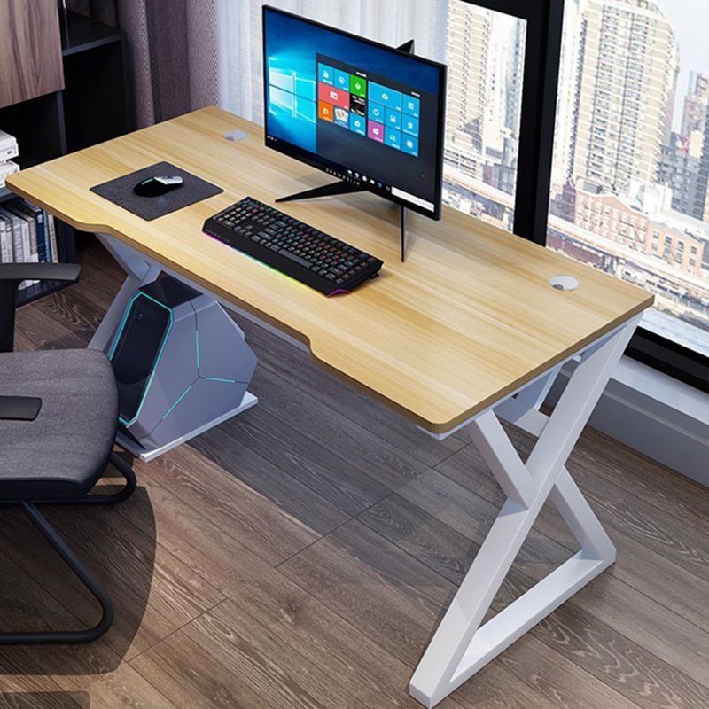 Industrial Computer Desk Sled Cable Management Office Desk with Metal
