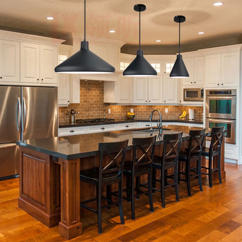 Lampada a sospensione geometrica Stile industriale Alluminio 1 lampada a sospensione lampadina