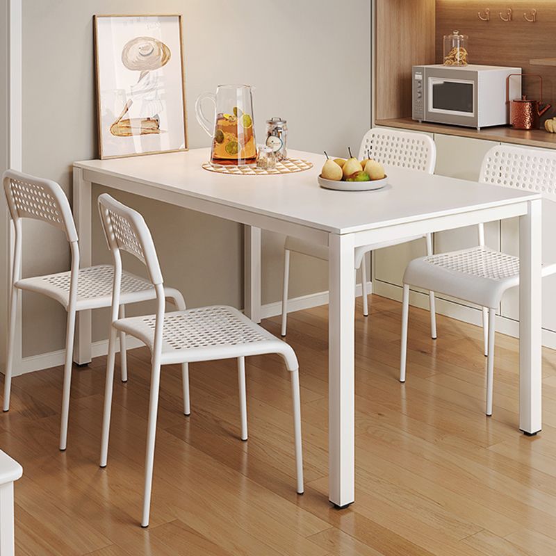 Modern 1/4/5 Pieces Dining Table Rectangle Wood Furniture for Restaurant