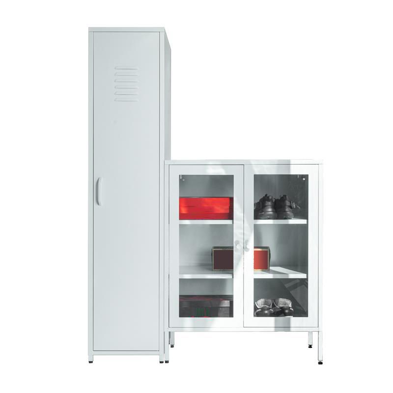 Contemporary Style Wardrobe Metal Bedroom Wardrobe Closet With Legs