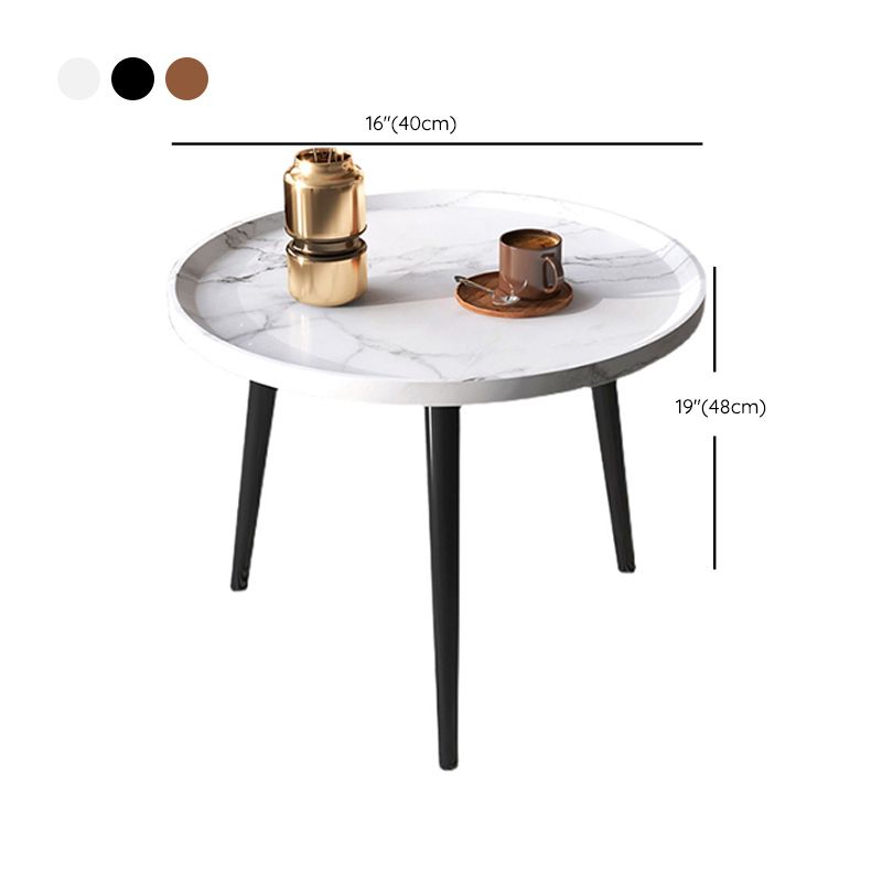 Modern Style Tray Top Coffee Table 3/4 Legs Simple Cocktail Table