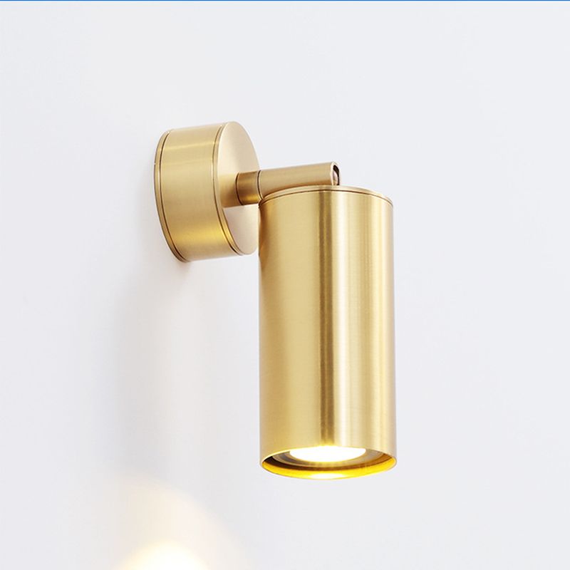 Iluminación de pared de cilindro múltiple lámpara de pared de metal moderna lámpara montada en la pared en latón