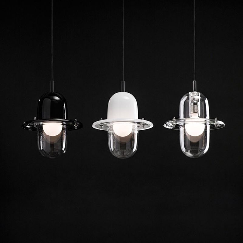 Nordisch moderne kreative 1 leichte Anhängerlampe Kapselglas Anhänger Beleuchtung für Wohnzimmer