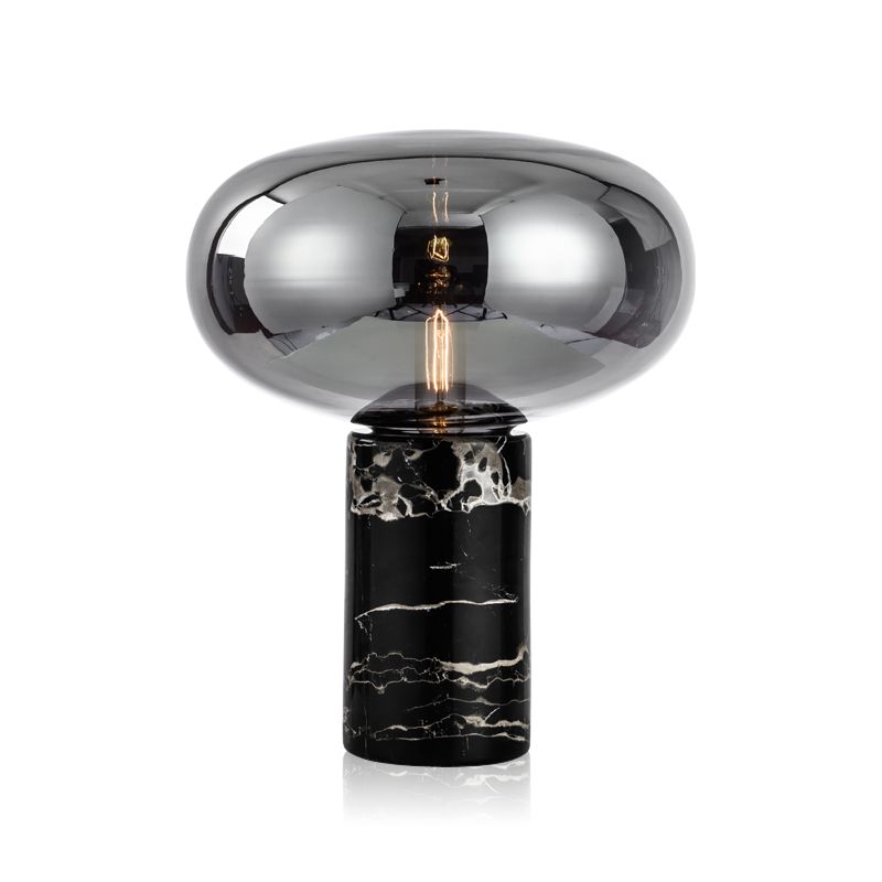 Modern Style Geometric Night Table Lamps Glass 1 Light Table Lamp