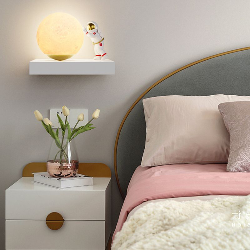 Modern Wall Light Fixture Astronaut Wall Light Sconce for Kid's Bedroom